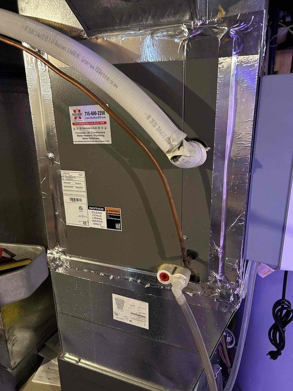 Completed annual air conditioning tuneup on 5-year-old system. Performed comprehensive maintenance including cleaning of air handler unit and evaporator coil, flushed condensate drain line to ensure proper drainage, and inspected all accessible components. Verified refrigerant lines, electrical connections, and ductwork connections for proper operation. Ran system through full operational test cycle and confirmed all equipment is functioning within normal parameters with no issues detected.