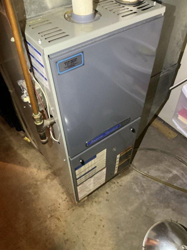 Responded to first call for minimal airflow from vents on 30-year-old furnace system. Upon inspection, discovered frozen evaporator coil caused by low R22 refrigerant charge in air conditioning system. Scheduled comfort advisor meeting to discuss system replacement options due to age of equipment and obsolete refrigerant type.