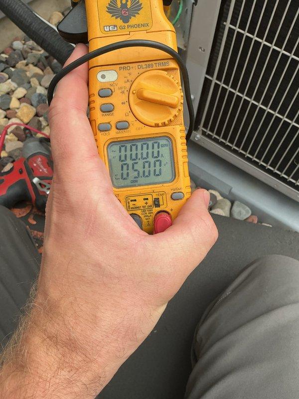 Performed comprehensive AC tune-up on residential cooling system. Conducted full system inspection including condenser unit evaluation, electrical measurements using clamp meter, and operational testing of all components. System found to be in excellent working condition with all parameters within normal operating range. Unit is approximately 4 years old and shows evidence of proper care and maintenance. All condenser coils, electrical connections, and mechanical components inspected and verified functional. Presented maintenance program options to homeowner for ongoing system care.