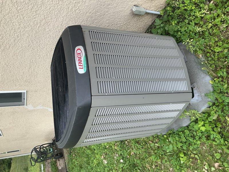 Completed scheduled maintenance on 2-year-old Lennox heat pump and furnace system under maintenance agreement. Performed comprehensive AC tune-up including inspection of outdoor unit coils, electrical connections, control board, and contactor—all components found in good working condition with no debris or rodent nesting. Replaced air filter, verified condensate pump operation, and confirmed refrigerant charge levels within manufacturer specifications. System tested and operating properly, ready for cooling season.