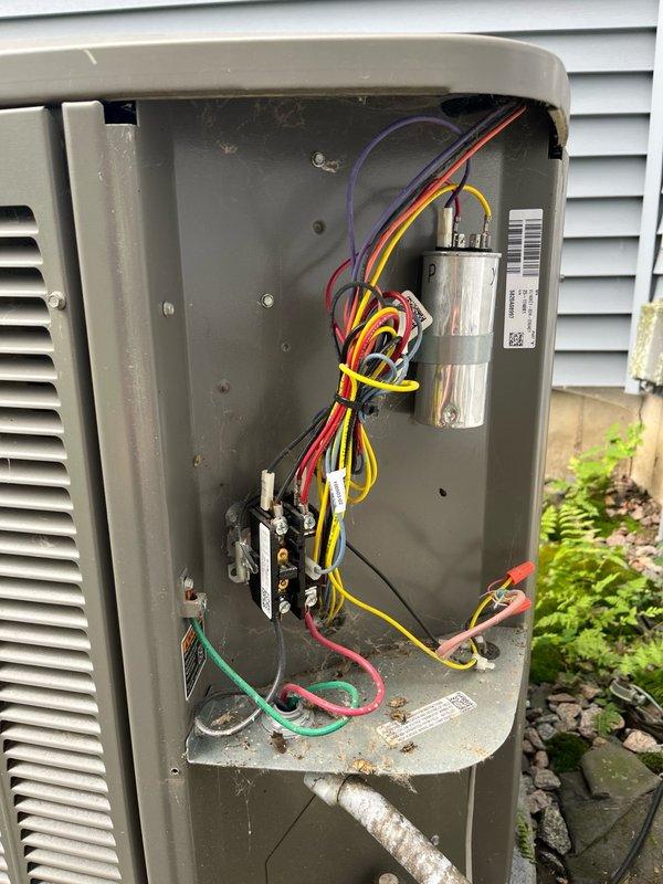 Completed comprehensive AC tune-up on 6-year-old residential system under family rewards program. Replaced air filter, inspected blower assembly and verified capacitor readings within manufacturer specifications, confirmed evaporator coil cleanliness and proper condensate drainage, performed electrical inspection on outdoor unit, and cleaned condenser coil. System tested under full operation for 15 minutes with approximately 20-degree temperature differential achieved, confirming normal performance with no deficiencies noted.