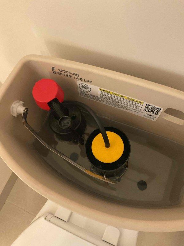 Responded to a non-flushing toilet issue. Upon inspection, determined the fill valve was malfunctioning and becoming stuck, preventing proper tank refilling. Removed the defective fill valve and installed a new replacement unit, restoring full functionality to the toilet's flush system.
