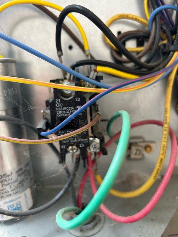 Responded to a no cooling call on a 5-7 year old AC unit. Upon arrival, found the system powered off at the furnace with no diagnostic fault lights present. Customer had turned off the unit but was unaware of the switch position. Restored power to the system and performed complete diagnostic evaluation. Verified refrigerant charge within normal operating parameters, tested capacitor and contactor for proper operation with both components functioning correctly. Measured supply and return air temperatures, confirming adequate 16-degree temperature differential across the evaporator coil. System cycled normally with all components operating as designed. Unit left in full operational status with proper cooling performance restored.