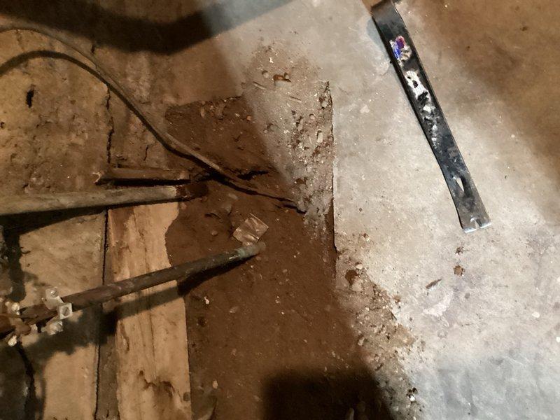 Responded to emergency water leak in basement where homeowner had shut off main water supply to the entire house. Upon arrival, found that homeowner had attempted to replace deteriorated galvanized piping but was unsuccessful in completing the repair. Performed complete repipe from the water meter to the water heater, removing old corroded galvanized pipe sections and installing new piping throughout the affected run. Restored water service to the residence and verified system integrity with no active leaks present upon completion.