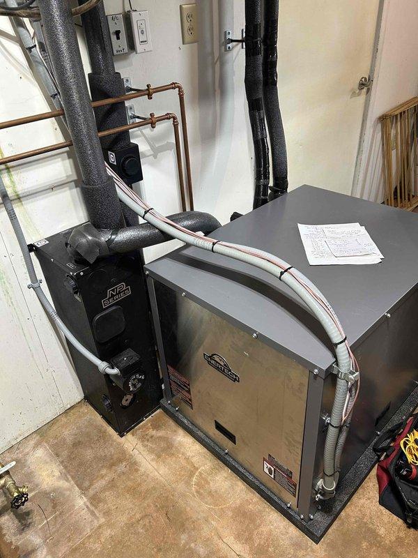 Responded to service call for newly installed geothermal system where buffer tank temperature was rising to 72°F instead of maintaining target temperature around 40°F. System was performing adequately during initial cooling cycle but failing to maintain setpoint as it approached target temperature. Adjusted Ranco control settings to increase differential temperature range for cooling operation, providing wider operating window to prevent short cycling and improve temperature maintenance. Monitored system operation for 20 minutes to verify proper cycling and confirm temperature control improvements were effective.