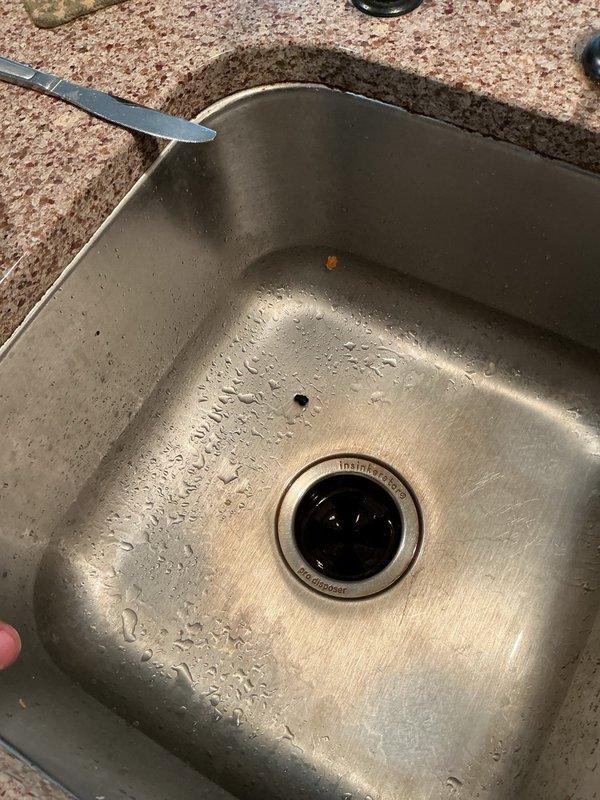 Responded to a clogged garbage disposal caused by excessive potato peels. Removed debris from the disposal chamber and cleared the jammed impeller blades to restore proper operation. Unit was tested and confirmed to be functioning correctly after service, with disposal option discussed for future consideration if needed.