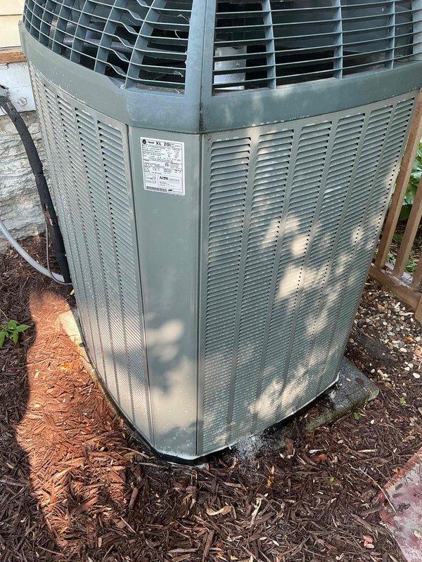 Responded to no cool call on 10+ year old system, one of two units in home. Upon arrival, unit was operational but showed evidence of previous freezing condition with ice buildup on evaporator coil and internal components. Performed comprehensive system inspection and deep cleaning of coil assembly to address restricted airflow that likely caused freeze-up. Verified proper refrigerant flow through copper lines, checked electrical connections, and confirmed fan operation. System restored to normal cooling operation with improved airflow after cleaning procedure.