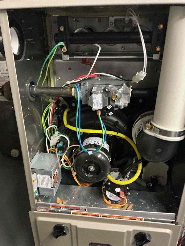Responded to no cooling complaint on 22-year-old Bryant air conditioning system. Performed diagnostic testing and found elevated suction pressure with low subcooling and no superheat readings. Verified proper airflow across evaporator coil with approximately 13-degree temperature split. Diagnostics indicated thermostatic expansion valve (TXV) overfeeding refrigerant to evaporator coil, consistent with stuck valve or defective sensing bulb. Inspected all other system components and confirmed no additional issues. Due to R22 refrigerant system and company policy discontinuing service on R22 equipment, unable to perform repair. Scheduled service advisor consultation to discuss system replacement options.