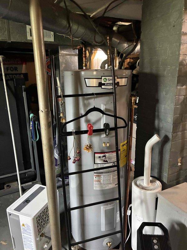 Completed preventive maintenance on 43-year-old 1.5-ton air conditioning system and newer gas furnace. Performed condenser coil cleaning, refrigerant charge verification with gauges confirming proper levels, and electrical component testing with original capacitor and contactor measuring within specifications. Measured 17-degree temperature drop across evaporator coil. Noted blower speed slightly elevated for tonnage but elected not to adjust due to system age and acceptable performance. Strongly recommended system replacement consultation due to advanced age and risk of failure, but homeowner declined estimate scheduling at this time.