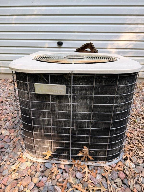 Completed comprehensive tune-up service on both furnace and air conditioning systems. Performed thorough inspection and maintenance on 3-year-old furnace unit and older AC condenser, which showed signs of weathering and debris accumulation on exterior components. Conducted electrical testing on both systems, verified proper operation of all components, and confirmed both units are functioning within normal parameters.