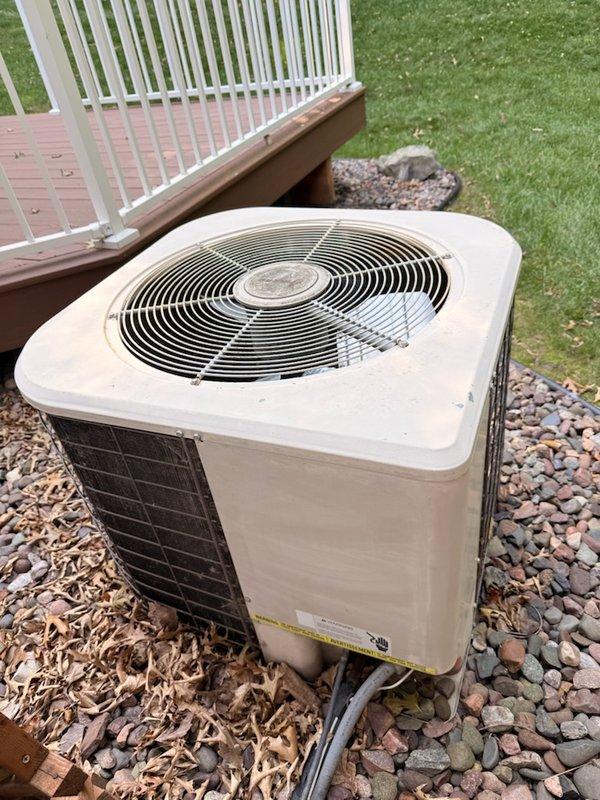 Completed comprehensive tune-up service on both furnace and air conditioning systems. Performed thorough inspection and maintenance on 3-year-old furnace unit and older AC condenser, which showed signs of weathering and debris accumulation on exterior components. Conducted electrical testing on both systems, verified proper operation of all components, and confirmed both units are functioning within normal parameters.