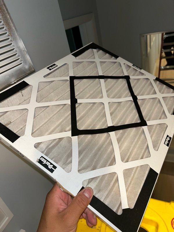 Responded to no cooling complaint on attic-mounted mini split unit. Found condensate drain line and tube completely plugged, causing flood switch to trip and shut down system. Cleared blockage using vacuum from both interior and exterior access points, removed standing condensation water, and reset flood switch. Verified proper drainage operation and confirmed unit returned to normal cooling function. Inspected filters and found them in acceptable condition with replacement recommended for late August. Measured supply air temperature at 46.8°F, confirming adequate cooling performance post-repair.