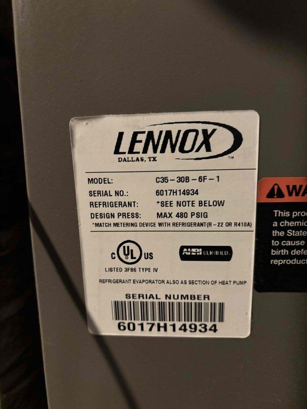 Performed comprehensive maintenance on 6-year-old Lennox air conditioning system with 410A refrigerant under 78-degree ambient conditions. Inspected indoor air handler including filter, condensate drain, blower motor, electrical wiring and components—all found satisfactory. Verified temperature split across evaporator coil within acceptable range. Inspected outdoor condensing unit, examining condenser coil cleanliness and capacitor condition—both operational. Measured amp draw on condenser fan motor, compressor, and contactor—all readings within manufacturer specifications. Verified refrigerant charge at proper levels. System operating normally with no deficiencies noted at time of service completion.