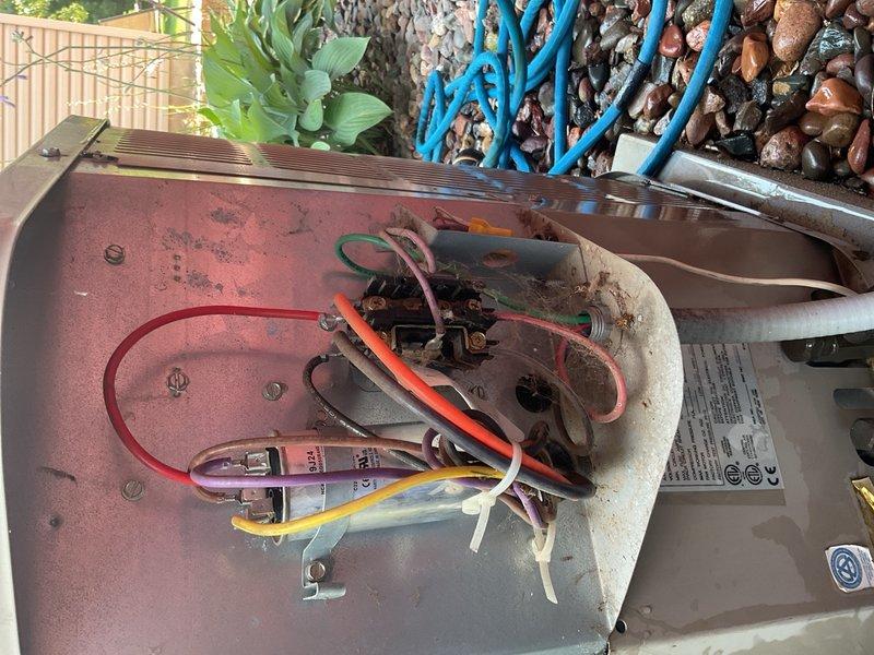 Performed routine maintenance inspection on a 2002 Goodman air conditioning system operating with R-22 refrigerant under 88°F outdoor ambient conditions. System operational but producing only 13°F temperature split, indicating diminished cooling capacity. New filter installed; however, airflow remains restricted, contributing to reduced system performance and comfort levels. Electrical connections and components inspected and found intact. Due to equipment age of 23 years, declining performance metrics, and inefficient operation with obsolete refrigerant, no adjustments available to significantly improve current cooling output. Advised homeowner that system is struggling to maintain desired setpoint temperatures and consuming excessive energy due to age-related degradation. Recommended planning for system replacement to restore adequate cooling capacity and energy efficiency.