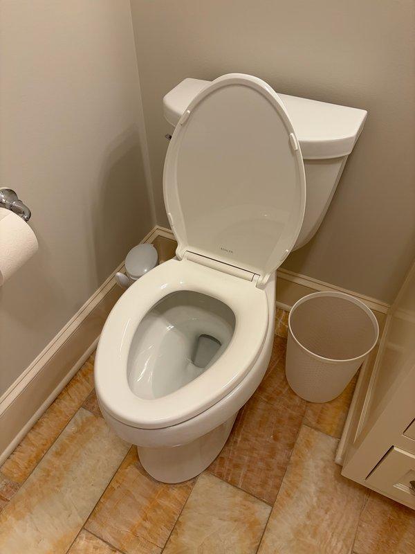 Successfully completed replacement of existing toilet with customer-supplied TOTO Drake model and installed new Brizo three-handle faucet assembly on powder room pedestal sink. Additionally installed Grundfos comfort valve as an add-on to existing recirculation system. All fixtures were customer-provided materials, and installations were performed on a time and materials basis. Verified proper operation of all new fixtures including water flow, drainage, and comfort valve functionality upon completion.
