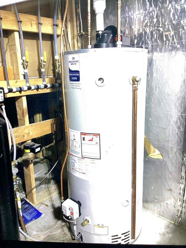 Responded to gas leak at water heater flared connection point on gas supply line. Disconnected the existing flare fitting, re-threaded the connection, and reassembled to achieve proper seal and eliminate leak. Verified system integrity and confirmed safe operation upon completion.