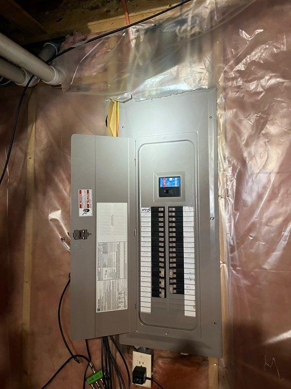 Responded to no cooling call on 20-year-old A/C system. Found outdoor unit fan operating but compressor not running. Diagnosed failed dual run capacitor on hermetic terminal, reading 2.8 MFD instead of rated 40/5 MFD. Replaced capacitor and tested system operation. System cooling but only achieving approximately 10-degree temperature split, indicating low refrigerant charge. Confirmed R-410A refrigerant loss, noting system was recharged once during previous summer season. Did not add tracer dye per previous service recommendations. Given the unit's age, multiple prior repairs, and recurring refrigerant leak issues, recommended system replacement over continued leak repair attempts.