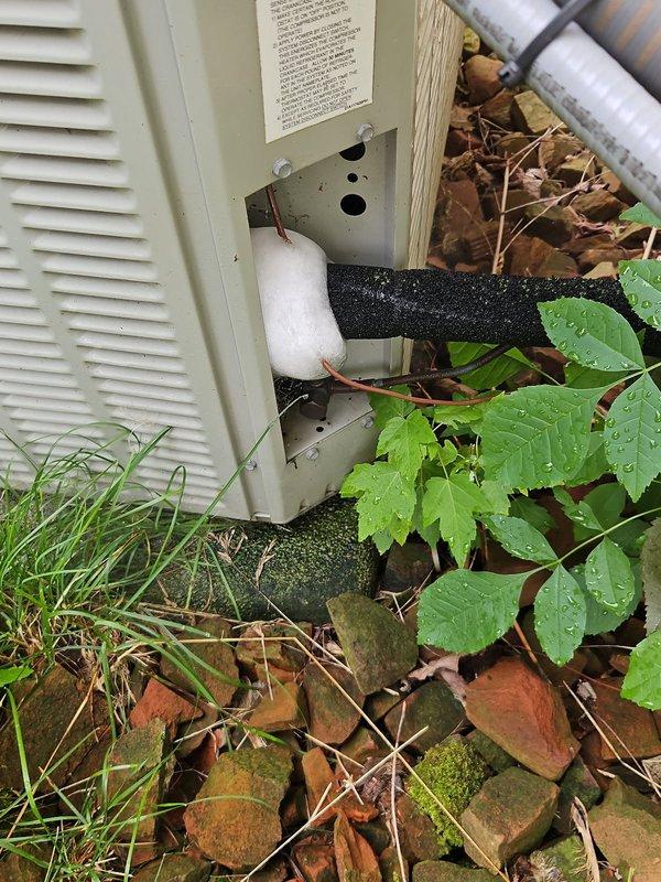 Responded to no cooling complaint on residential split system. Upon arrival, customer reported unit had been frozen up prior to service call and had turned system off with fan on to thaw coil. Confirmed no airflow at supply registers despite thermostat calling for blower operation. 

Inspected York furnace and verified proper voltage supply from control board to blower motor. Performed diagnostic testing with ECM tester to confirm motor failure. Blower motor determined to be defective and non-operational. Observed significant water accumulation throughout furnace cabinet from previous freeze-up event, indicating potential for additional component damage that cannot be fully assessed until airflow is restored.

Given the age of the equipment (10+ years old, installed prior to 2010), overall condition of the unit, visible water damage, and history of previous service issues, recommended obtaining replacement system pricing for comparison against repair costs. Customer acknowledged ECM bl