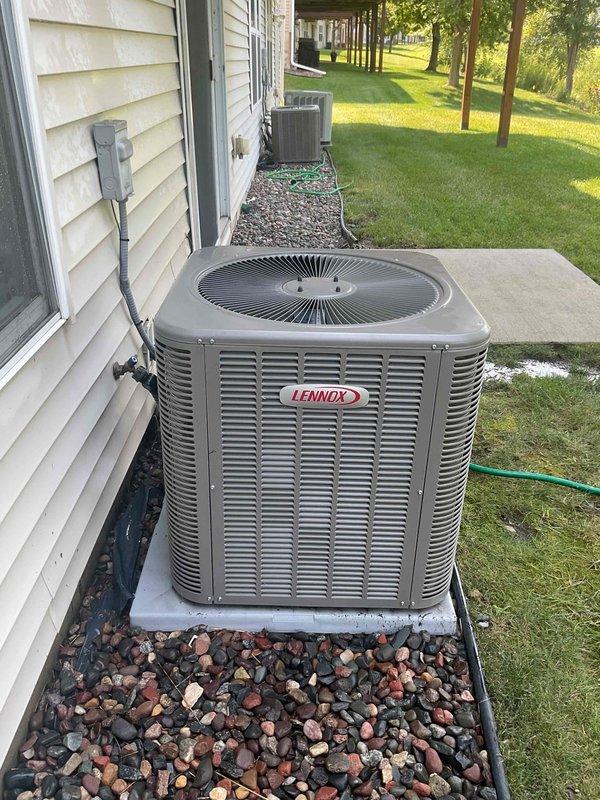 Responded to no cooling complaint on Lennox air conditioning system under warranty. Upon inspection, found condenser coil heavily soiled with debris restricting airflow. Performed thorough cleaning of condenser coil to restore proper heat transfer and system operation. Unit tested and confirmed cooling restored to normal parameters.