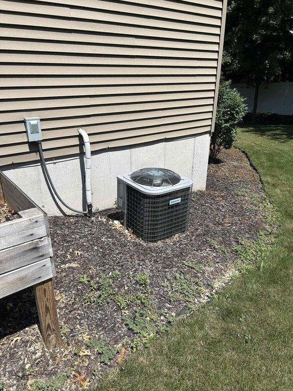 Responded to service call for residential AC system not maintaining desired temperature setpoint. Upon inspection, discovered minor ice formation on indoor evaporator coil. Switched blower fan to continuous operation mode for approximately 10 minutes to facilitate ice melting and restore proper airflow. After defrost period, tested system operation and confirmed equipment was cooling properly and functioning within normal parameters.
