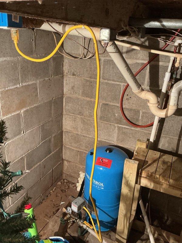 Responded to no hot water complaint on Bradford White propane water heater. Upon inspection, unit was attempting to ignite but failing to maintain flame. Investigated fuel supply and discovered propane tank was completely empty. As a safety precaution, shut off gas supply valves to both the water heater and dryer due to customer reporting unusual odor in home that could not be definitively identified as sewer gas or propane. Advised customer to refill propane tank and recommended follow-up service to perform leak detection testing on gas lines and connections to ensure system integrity before restoring service to appliances.