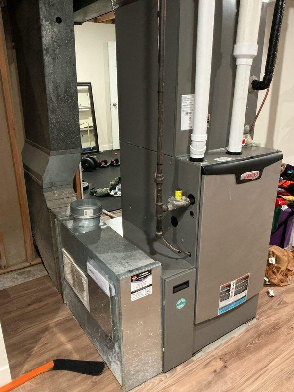 Completed Family Rewards cooling maintenance visit on residential AC system previously installed by our team. Performed comprehensive tune-up including panel removal, coil rinsing, drain line inspection with confirmed clear flow, and thorough electrical component testing with all connections verified operational. Replaced air filter to restore proper airflow and system efficiency.