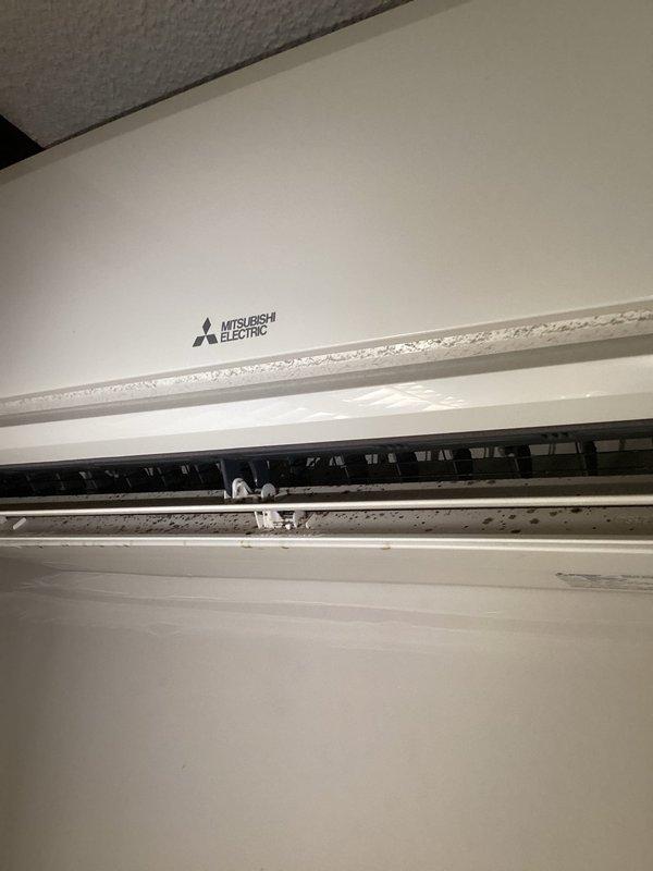 Completed annual maintenance on Mitsubishi Electric mini-split system with three indoor heads. All units operational with filters cleaned during visit; however, internal coils on all three heads show significant dirt accumulation requiring deep cleaning. Quote for additional cleaning services sent via email.