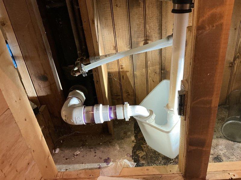 Responded to a backed-up bar sink caused by grease accumulation in the kitchen drain line. Cleared the blockage using a small rigid drain cleaning machine, then performed a camera inspection of the main line and kitchen drain to verify proper flow and confirm the system was fully restored to working condition.