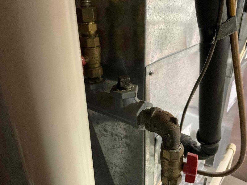 Completed comprehensive plumbing repairs in bathroom, including replacement of shower head, faucet, spigot, and tub drain. Additionally installed natural gas line for kitchen stove, with brass shutoff valve and proper mounting brackets secured to framing. All connections tested and verified for proper operation and safety compliance.