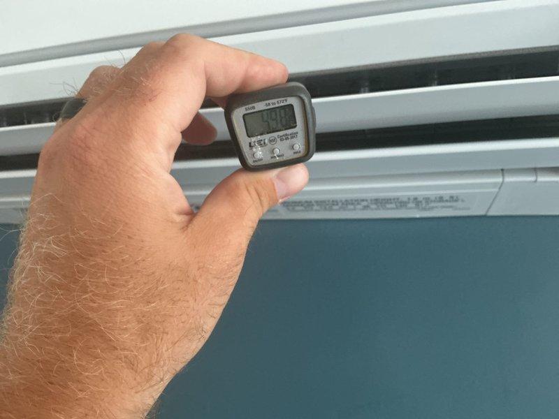 Responded to no cooling concern on mini-split system installed 10 months ago in master bedroom. Performed diagnostic evaluation of all head units throughout the property. Verified proper operation of each indoor unit, confirming temperature splits of 20-30 degrees across all zones, which indicates normal cooling performance. Inspected and confirmed all air filters are clean with adequate airflow. System found to be fully operational with no deficiencies noted. All equipment remains under manufacturer warranty with proper cooling capacity maintained.