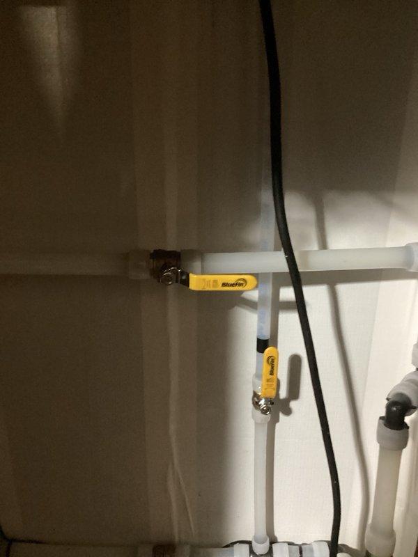 Responded to no-water condition at property where main water supply valve had been shut off. Upon arrival, confirmed valve supplying water to home was in closed position. Opened main supply valve to restore water flow to entire residence, resolving issue with tub and whole-house water service.