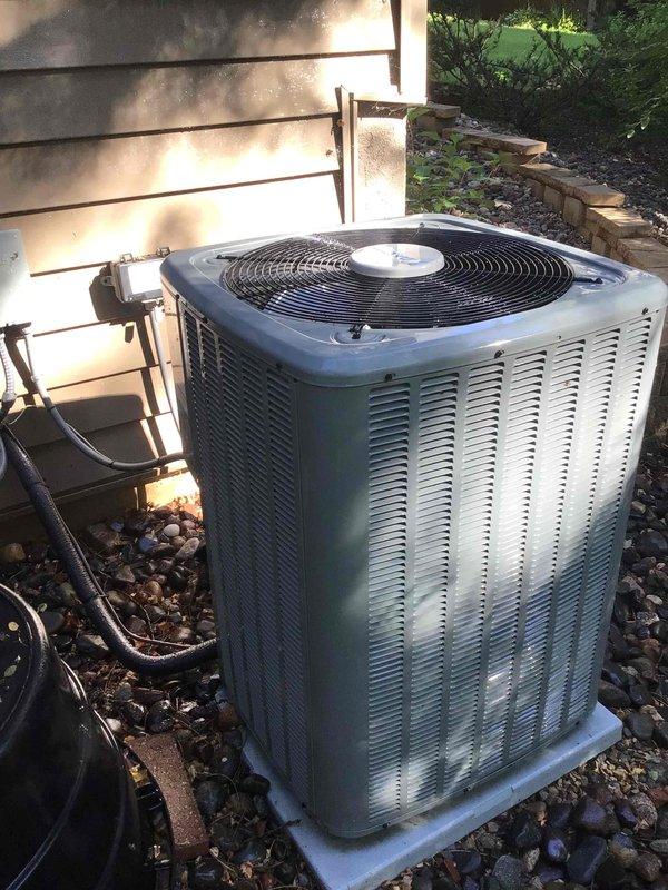 Responded to scheduled maintenance appointment and discovered heating system would not activate. Diagnosed faulty inducer motor on Daikin furnace with binding shaft that required manual starting to operate. Cleared all pressure switch ports and hoses, confirmed no obstructions present. Recommended inducer motor replacement before heating season due to intermittent failure risk. Performed complete air conditioning tune-up including condenser coil washing and comprehensive electrical testing. All AC electrical measurements within manufacturer specifications. System operational at departure with advisement provided.