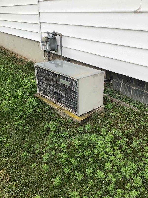 Completed annual cooling maintenance and AC tune-up on outdoor condensing unit. System is currently running and cooling properly, however amperage readings on compressor are at maximum threshold, indicating imminent compressor failure. Advised homeowner of findings and recommended preparing for unit replacement in near future.