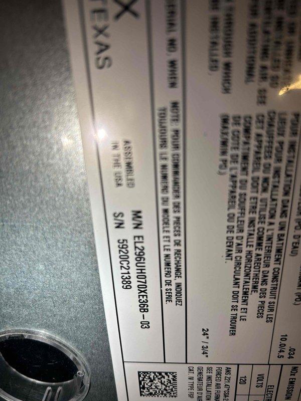 Responded to no-cooling call on 6-year-old Lennox HVAC system where blower motor was not functioning, resulting in no airflow throughout the home. Diagnosed failed blower motor assembly and ordered replacement part for equipment repair. Unit specifications documented and customer informed of repair timeline.