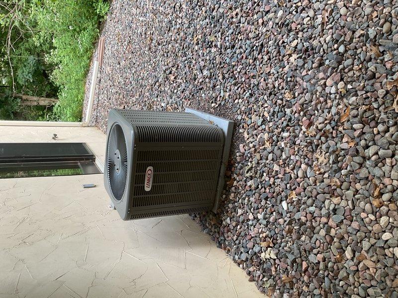 Completed comprehensive maintenance inspection on both air conditioning and furnace systems, approximately one year old. Removed condenser panels and performed thorough coil cleaning to remove debris buildup. Inspected all electrical components and connections. Replaced 16x25x5 air filter that was over a year old and set up annual replacement reminder in system runtime. Attempted to assist homeowner with smart thermostat mobile app setup, though password recovery presented challenges. All systems operating within normal parameters with no issues identified during inspection.