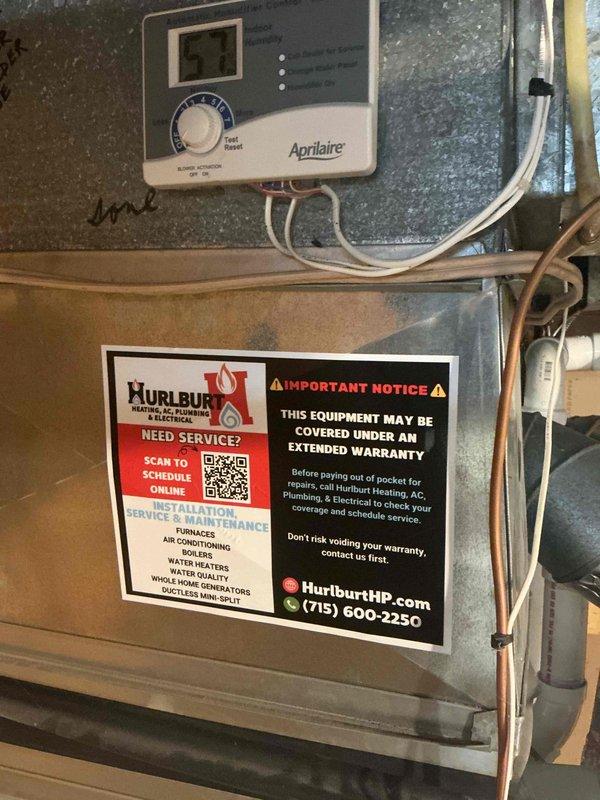 Installed customer-supplied Ecobee smart thermostat, configured WiFi connectivity, and verified proper operation through the mobile application. Performed outdoor condenser coil cleaning and replaced failed capacitor to restore system functionality. Completed Xcel Energy rebate documentation for the thermostat installation and confirmed the air conditioning system is operating within normal parameters.