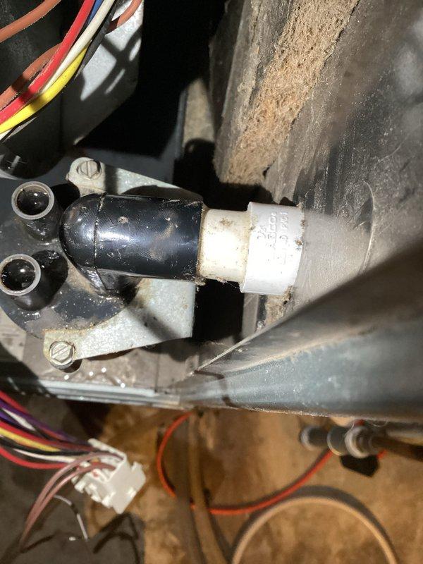Responded to no cooling condition caused by failed blower motor. Removed and replaced defective blower motor with premium PSC blower motor rated at 825/1075 RPM, single phase (28F01). Verified proper electrical connections to capacitor and control board, tested system operation, and confirmed restoration of airflow and cooling functionality.