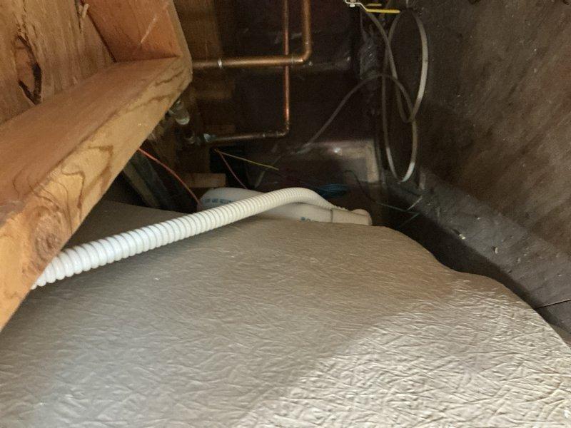 Completed comprehensive plumbing inspection identifying multiple issues requiring attention. Pot filler fixture exhibiting slow drip leak and discharging brown water, determined unit requires full replacement. Undermount kitchen sink found improperly secured and floating, needs complete remounting with proper support brackets and sealant. Master bathroom tub faucet also running brown water, indicating sediment buildup or corrosion in supply lines requiring investigation and potential pipe replacement. Additional bathroom identified as needing complete plumbing renovation. Documented all findings with photographic evidence for repair planning and customer review.