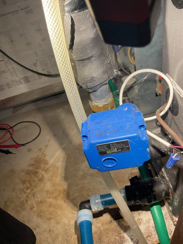 Completed pre-winter maintenance tune-up on geothermal heat pump system as part of membership agreement. Flushed condensate pan, inspected and tested capacitor and contactor (both showing signs of wear), verified 20° temperature differential across system, and confirmed proper operation of pump and dump configuration. Provided estimate for capacitor and contactor replacement with truck stock parts available if customer chooses to proceed with recommended repairs.