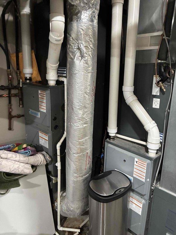 Performed preventive maintenance on four 8-year-old ground-mounted air conditioning systems. Disassembled and thoroughly cleaned all four condensers. Verified all dual-run capacitors (45/5 MFD) were operating within acceptable tolerance range of +/- 5%. Inspected all contactors for proper low voltage amperage and physical condition—all within manufacturer specifications. Measured temperature differentials across all four units, confirming 17-19 degree splits indicating proper refrigerant charge and airflow. Flushed all condensate drain pans to ensure proper drainage. Inspected air filters throughout system; replaced one severely restricted filter and recommended replacement of remaining filters per maintenance schedule. All four systems operating properly with no deficiencies noted at time of service.