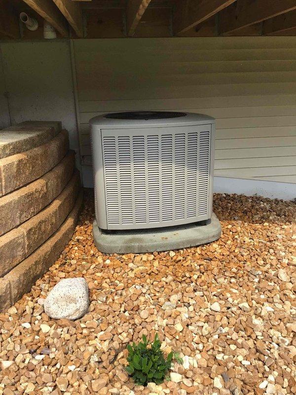 Completed annual AC tune-up on 4-year-old residential system with no reported issues. Performed comprehensive maintenance including washing the outdoor condenser unit, testing all electrical components which measured within manufacturer specifications, and verifying proper airflow with a 19-degree temperature drop across the evaporator coil. System operating at optimal performance with clean filter in place.