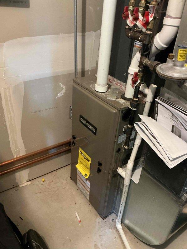 Completed annual cooling maintenance on dual AC system with no prior reported issues. During inspection, identified weak capacitor on second unit, exposed refrigerant line set, and low refrigerant charge. Replaced defective capacitor, applied insulation tape to exposed line set, and added one pound of refrigerant to second unit to restore proper charge levels. Both systems tested and confirmed operational upon completion.