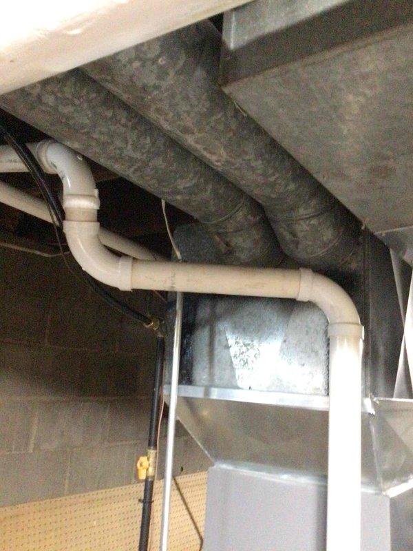 Responded to no cool complaint on 6-year-old system. Upon inspection, found AC unit operating properly with adequate cooling capacity. Customer reported uneven airflow with certain vents delivering weak airflow compared to others. Investigated ductwork configuration in attic and basement areas. Determined that vents with strong airflow were supplied by proper trunk line distribution, while underperforming vents were connected via extended 20-30 foot straight runs without trunk line support. Explained that airflow imbalance was due to inadequate duct design rather than equipment malfunction. Recommended either installing additional trunk line to affected zones or adding supplementary vents to improve air distribution throughout the home.