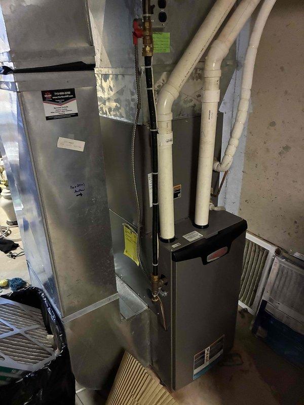 Completed annual maintenance tune-up on residential air conditioning system. Performed condenser coil cleaning, verified all electrical components within manufacturer specifications, replaced air filter, and cleared condensate drain line. System demonstrated proper operation with 18-degree temperature differential across the evaporator coil.
