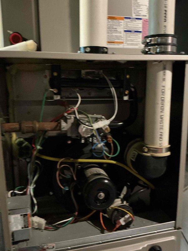 Completed annual cooling system preventive maintenance inspection on single air conditioning unit. Upon inspection, identified plugged outdoor condenser coil restricting airflow and weak capacitor affecting system performance. Thoroughly cleaned outdoor coil to restore proper heat transfer efficiency. Replaced faulty capacitor and installed hard start kit to improve compressor starting reliability and extend equipment lifespan. System tested and operating within normal parameters following repairs.