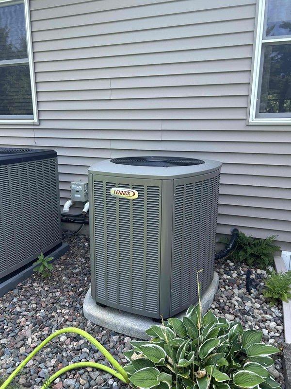 Completed comprehensive 12-point tune-up and inspection on Lennox AC and furnace system as part of annual maintenance agreement. Full refrigerant pressure test performed on 2-year-old unit with all readings within manufacturer specifications. Conducted thorough system evaluation on both heating and cooling equipment with all findings documented on standard maintenance forms, no abnormalities detected.