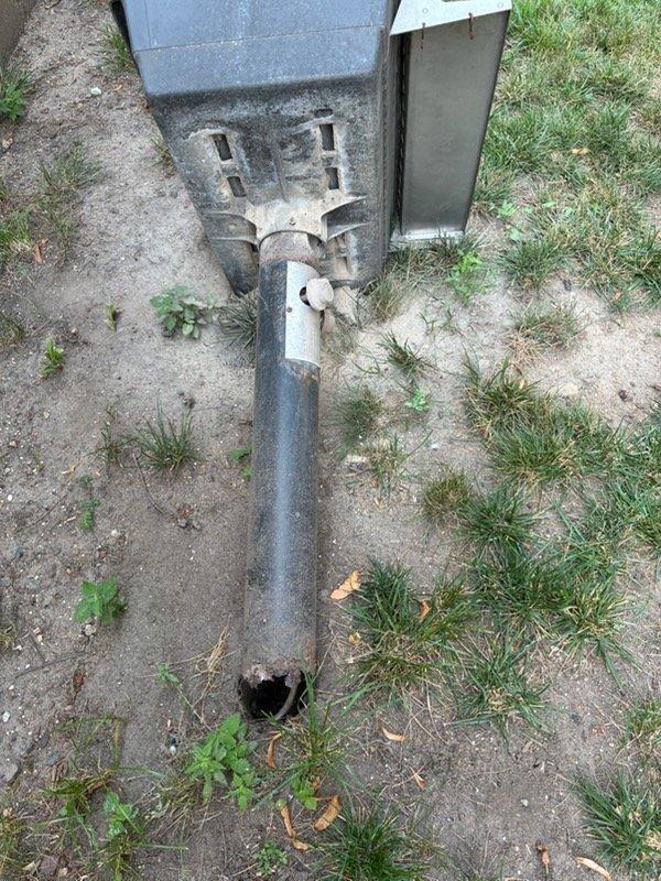 Responded to service call for gas line capping at outdoor BBQ location. Successfully capped abandoned gas line extending from ground-level access point, securing the line to prevent gas leakage and ensuring compliance with safety standards. The existing metal housing showed significant corrosion and weathering, with the gas pipe assembly requiring proper termination and sealing to eliminate potential hazards from the decommissioned BBQ connection.