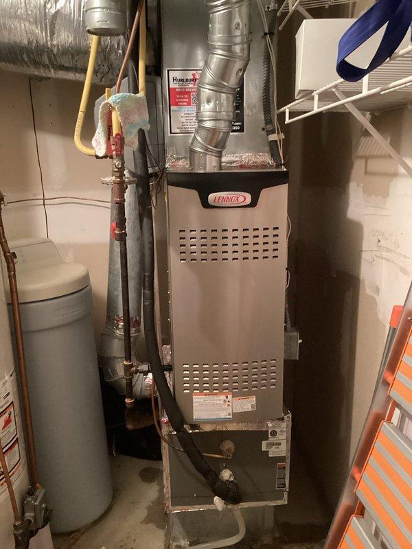 Completed annual AC tune-up on 4-year-old Lennox system. Unit inspected and found operating within normal parameters with no issues identified. All components functioning properly at time of service.