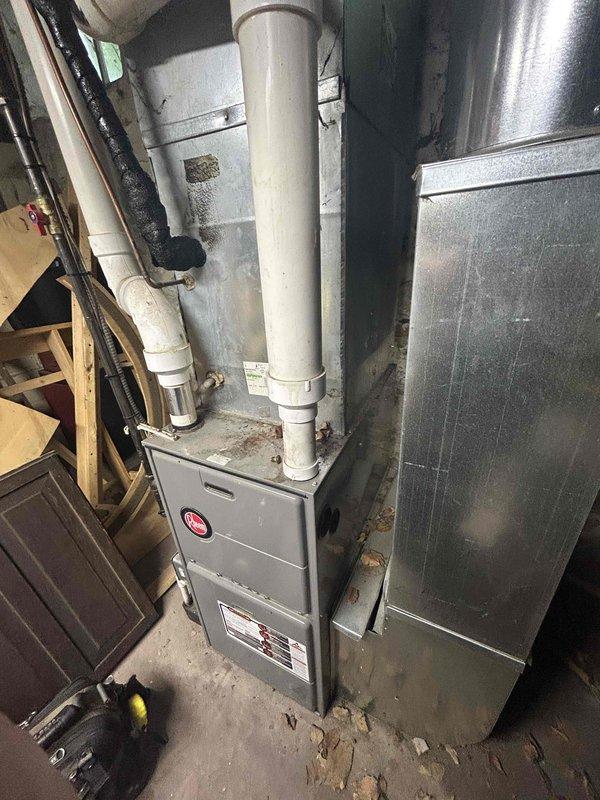 Completed comprehensive annual maintenance tune-up on 12-year-old residential HVAC system including both air conditioning condenser unit and gas furnace. Performed full system inspection per maintenance agreement protocol, verified proper operation of all components, checked refrigerant levels, cleaned condenser coils, inspected electrical connections, tested safety controls, and evaluated airflow through ductwork. All equipment found to be functioning within normal parameters with no immediate repairs required at this time.