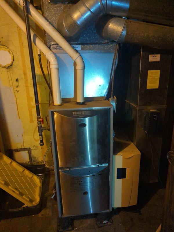 Responded to no cooling complaint on R-22 system over 10 years old. Initially found failed compressor run capacitor rated 30 µF measuring 0 µF and replaced with new capacitor to restore system operation. Upon startup, performed complete refrigeration circuit analysis which revealed critically low refrigerant charge. Recorded suction pressure at 52.3 psig with evaporator saturation temperature of 27.5°F and superheat of 49°F, liquid line pressure at 246.7 psig with condensing saturation of 116.1°F, liquid line temperature of 114.8°F, and subcooling of 1.3°F at 82°F outdoor ambient temperature. These readings indicated starved evaporator condition consistent with significant refrigerant loss and probable system leak. Verified off-cycle equalized pressure at 138 psig after 12-hour shutdown with 78°F ambient, confirming normal static pressure for R-22 but not confirming adequate system charge. Due to unavailability of R-22 refrigerant on service vehicle and severity of undercharge indicati